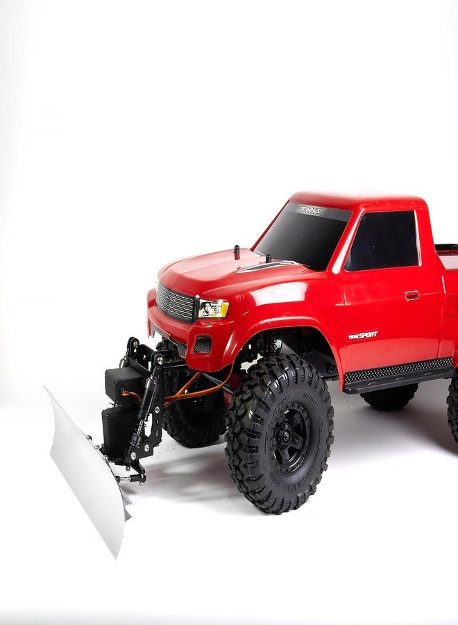 TOOMOD Aluminum RC 1/10 Snow Shovel/Snow Plow kit with Servo Motor for 1/10 TRX4 SCX10 II Redcat Gen8 RC Crawler Car(Black) - Image 5